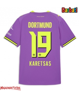Borussia Dortmund Konstantinos Karetsas #19 Tricou Fotbal Replică 2026-27 Barbati Treilea Borussia Dortmund Konstantinos Karetsas #19 Tricou Fotbal Replică 2026-27 Barbati Treilea